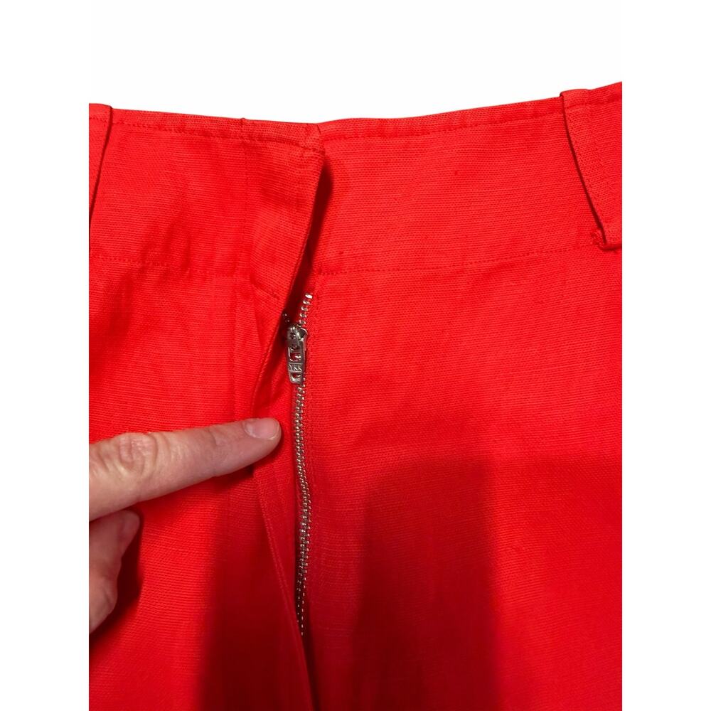 Apiece Apart Adi Wide Leg Trousers Tigerlilly Red - Picture 8 of 9